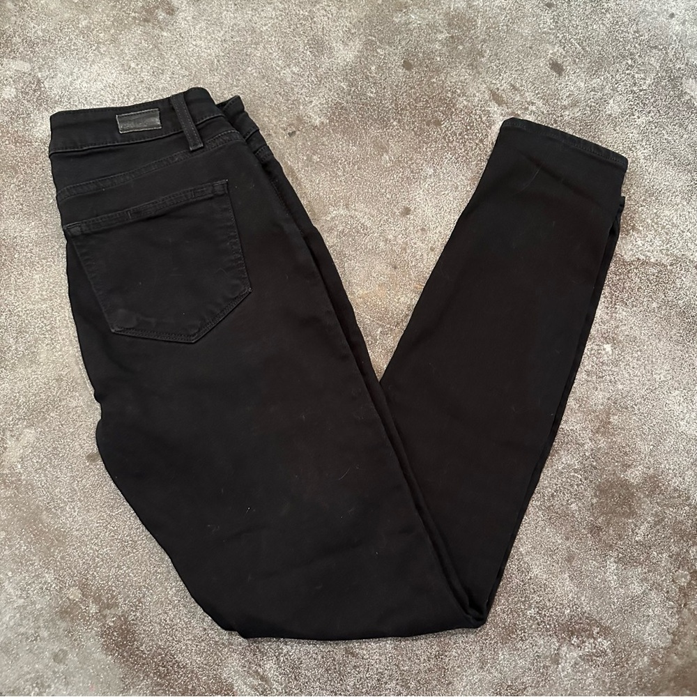 🚨LAST CHANCE🚨 Paige Verdugo Ultra Skinny Jean BLACK SHADOW size 27 - Picture 7 of 12